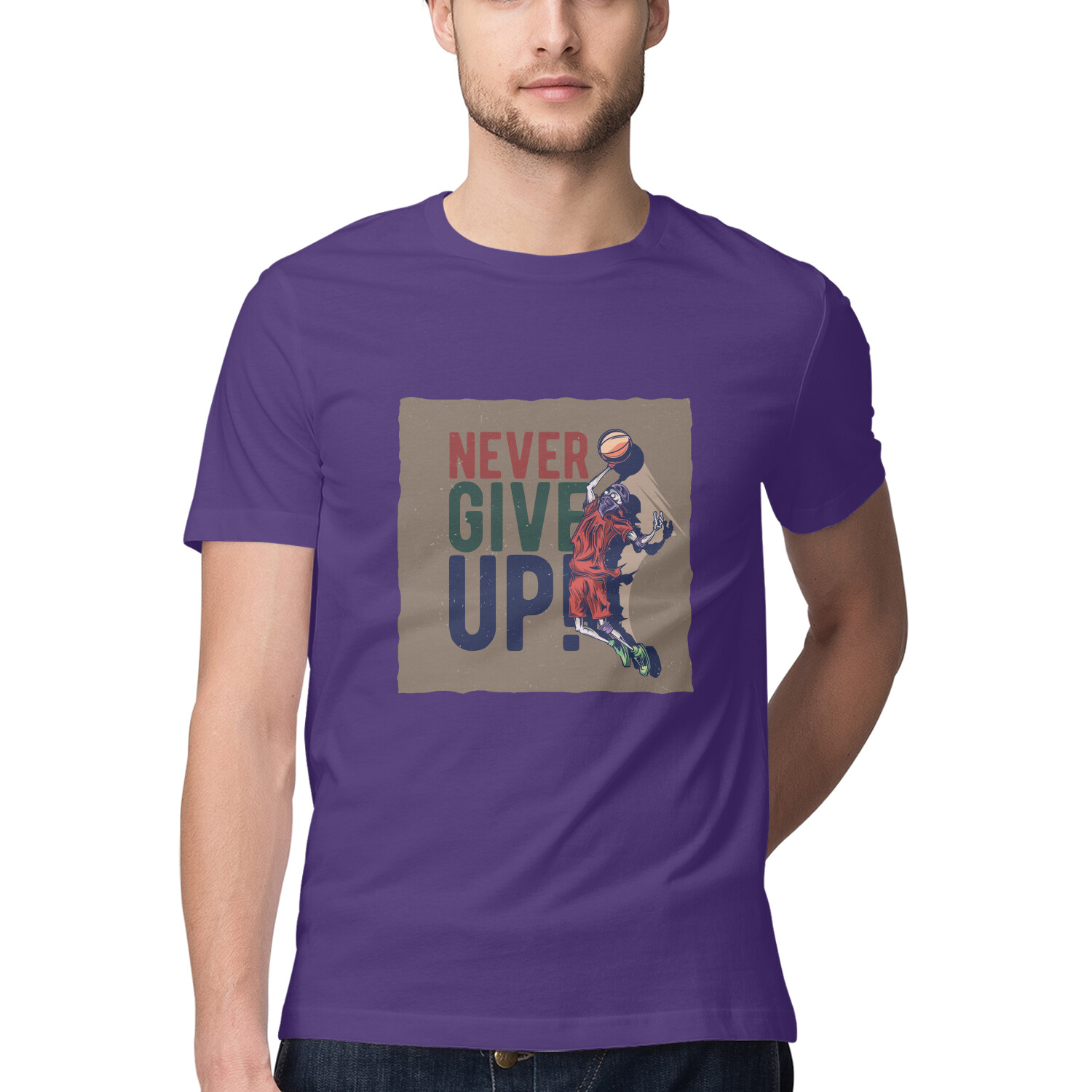 front-68dcfd812a74f-Purple_5XL_Men_Round.jpg quote printed t shirt half sleeve