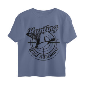 hunting printed oversized t shirt