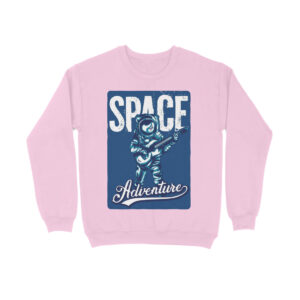 space printed sweatshirt
