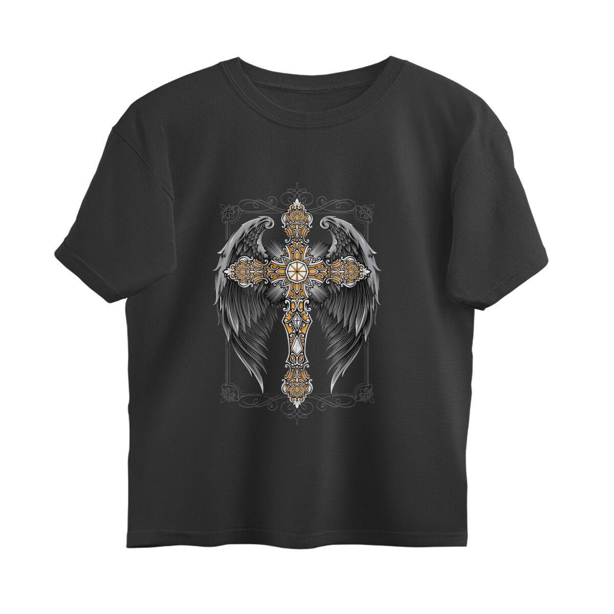 front-68df71a8d679b-Black_S_Oversized_T-shirt.jpg eternal cross printed oversized t shirt