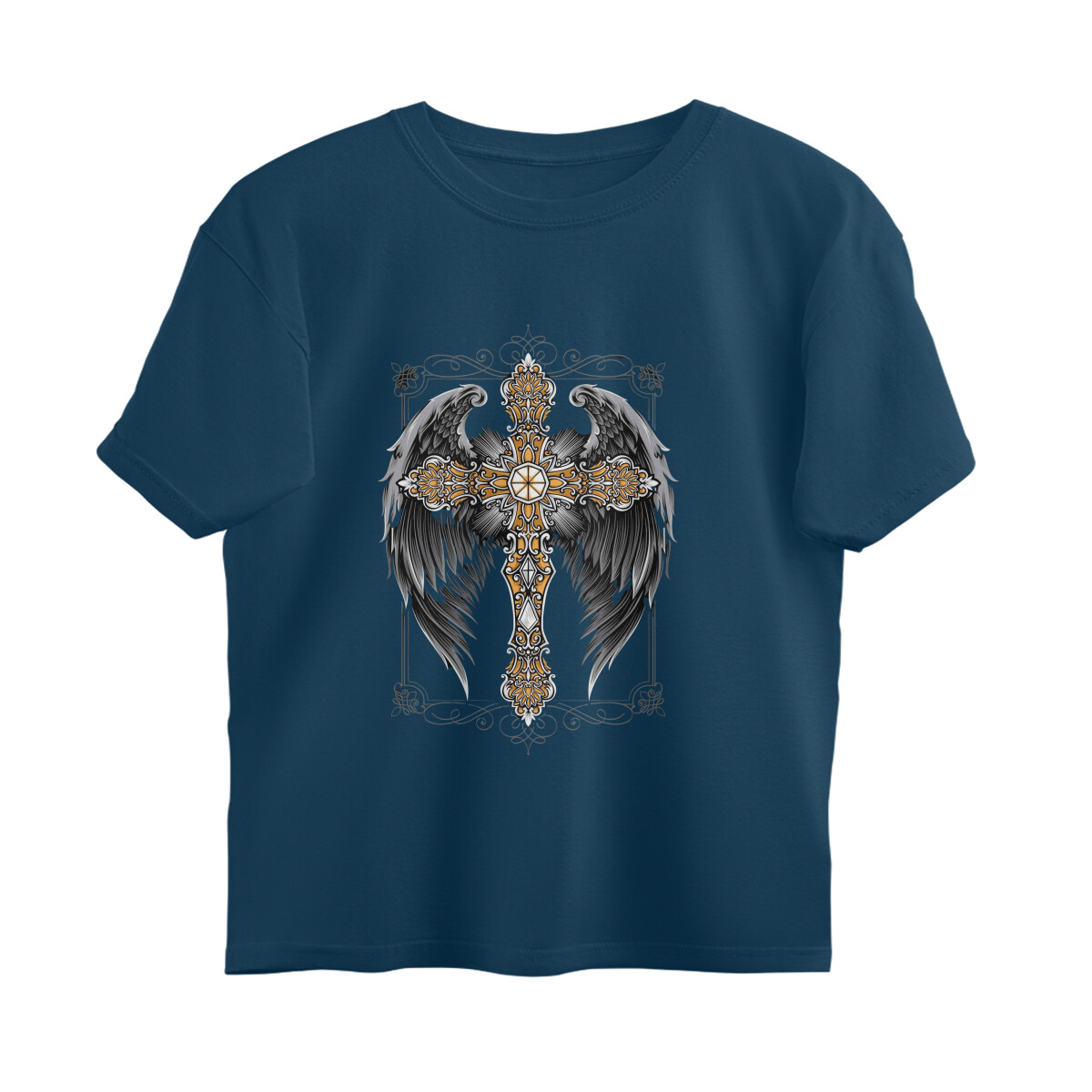 front-68df71b29764b-Navy_Blue_S_Oversized_T-shirt.jpg eternal cross printed oversized t shirt