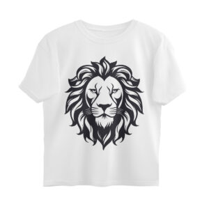 lion oversized printed t shirt